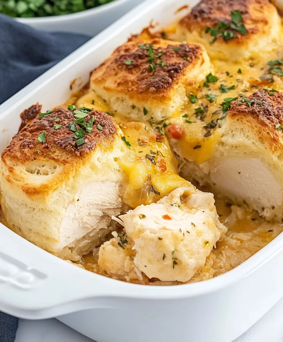 Chicken and Biscuit Casserole Recipe