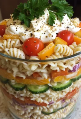 Layered Pasta Salad