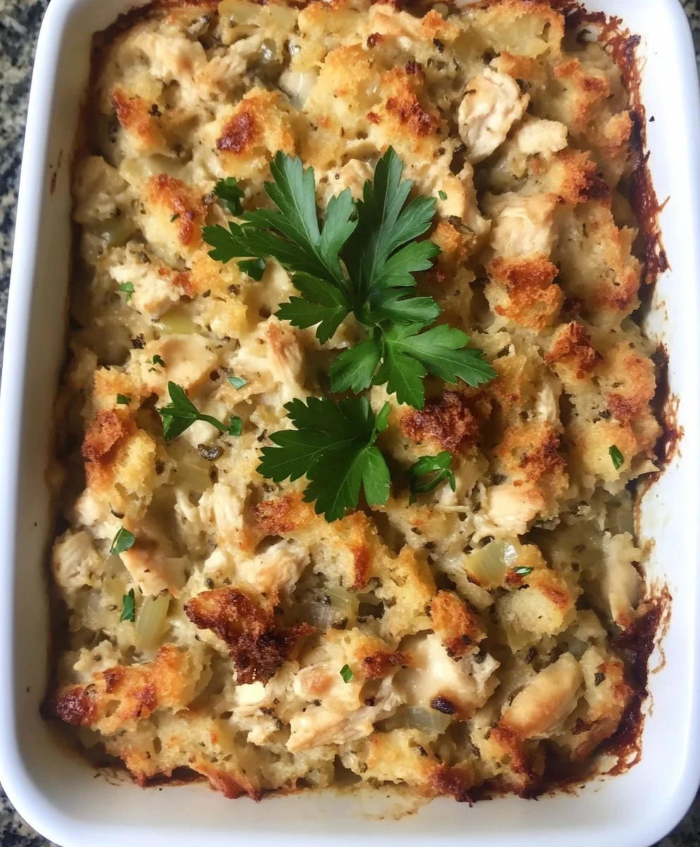 Chicken And Dressing Casserole