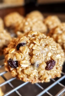 Moist and Chewy Banana Oatmeal Raisin Cookies